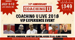 Desktop Screenshot of coachingulive.com